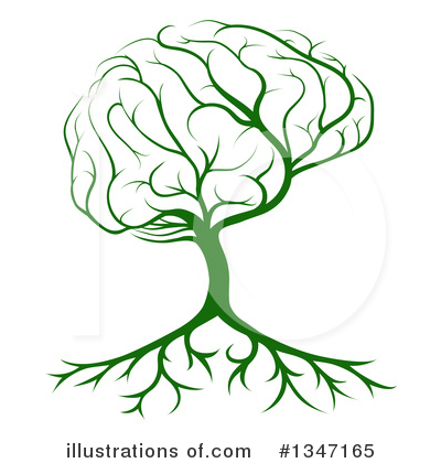 Royalty-Free (RF) Brain Tree Clipart Illustration by AtStockIllustration - Stock Sample #1347165