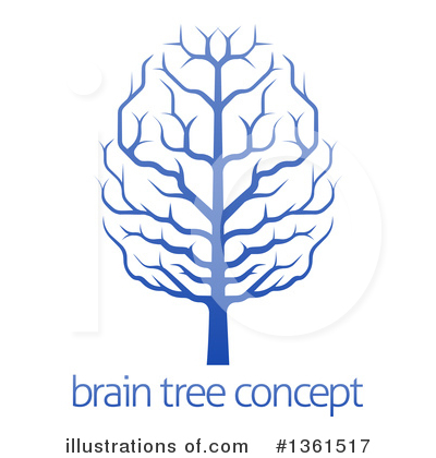 Brain Tree Clipart #1361517 by AtStockIllustration