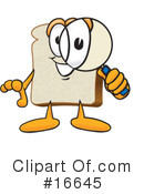 Bread Character Clipart #16645 by Mascot Junction
