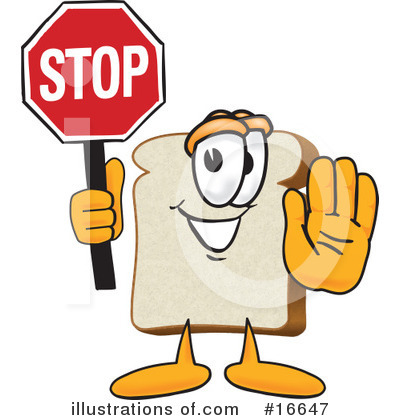 Stop Sign Clipart #16647 by Mascot Junction