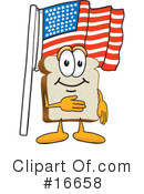 Bread Character Clipart #16658 by Mascot Junction