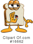 Bread Character Clipart #16662 by Mascot Junction