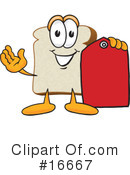 Bread Character Clipart #16667 by Mascot Junction