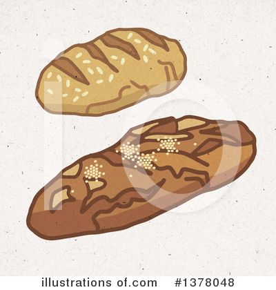 Royalty-Free (RF) Bread Clipart Illustration by NL shop - Stock Sample #1378048