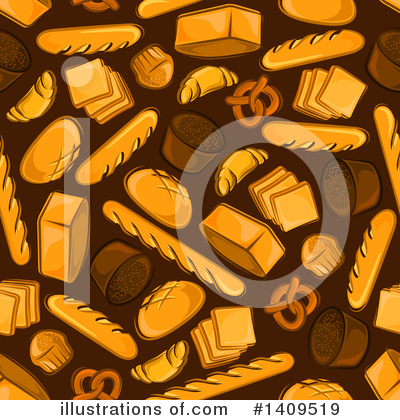 Royalty-Free (RF) Bread Clipart Illustration by Vector Tradition SM - Stock Sample #1409519