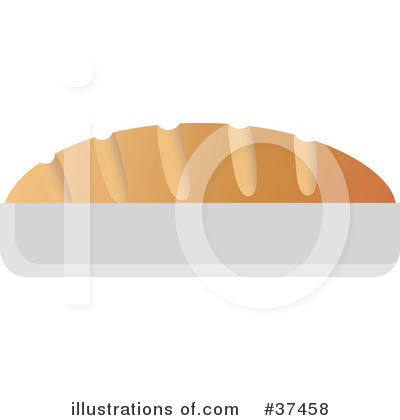 Royalty-Free (RF) Bread Clipart Illustration by Melisende Vector - Stock Sample #37458