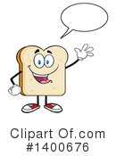 Bread Mascot Clipart #1400676 by Hit Toon