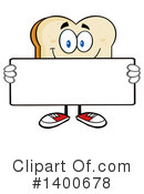 Bread Mascot Clipart #1400678 by Hit Toon