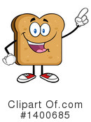 Bread Mascot Clipart #1400685 by Hit Toon