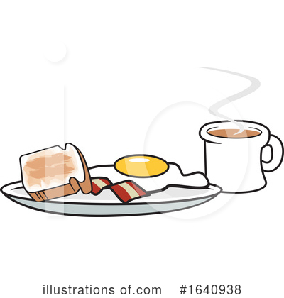 Royalty-Free (RF) Breakfast Clipart Illustration by Johnny Sajem - Stock Sample #1640938