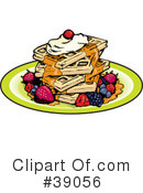 Breakfast Clipart #39056 by Dennis Holmes Designs