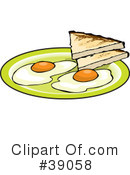 Breakfast Clipart #39058 by Dennis Holmes Designs