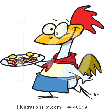 Royalty-Free (RF) Breakfast Clipart Illustration by toonaday - Stock Sample #440319
