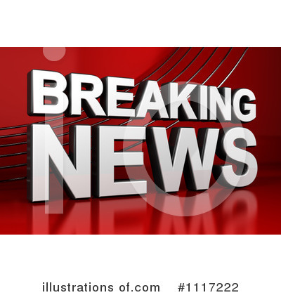 Royalty-Free (RF) Breaking News Clipart Illustration by stockillustrations - Stock Sample #1117222
