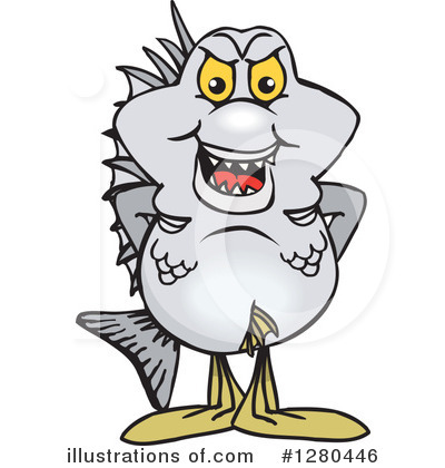 Royalty-Free (RF) Bream Fish Clipart Illustration by Dennis Holmes Designs - Stock Sample #1280446
