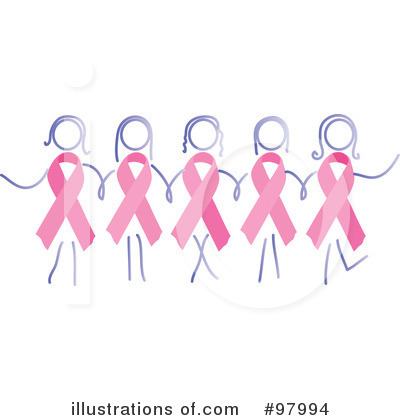 Royalty-Free (RF) Breast Cancer Clipart Illustration by inkgraphics - Stock Sample #97994