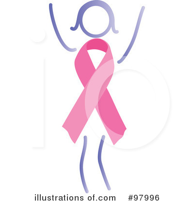 Royalty-Free (RF) Breast Cancer Clipart Illustration by inkgraphics - Stock Sample #97996