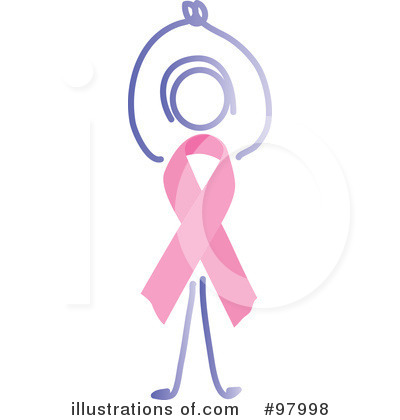 Royalty-Free (RF) Breast Cancer Clipart Illustration by inkgraphics - Stock Sample #97998