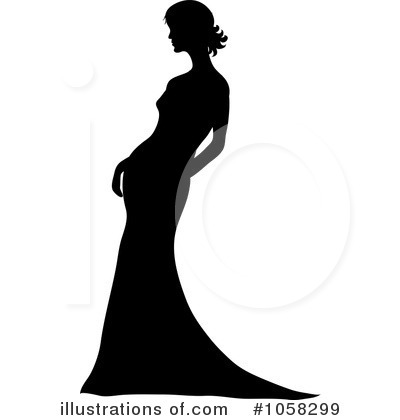 Royalty-Free (RF) Bride Clipart Illustration by Pams Clipart - Stock Sample #1058299