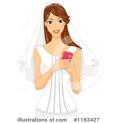 Royalty-Free (RF) Bride Clipart Illustration by BNP Design Studio - Stock Sample #1163427