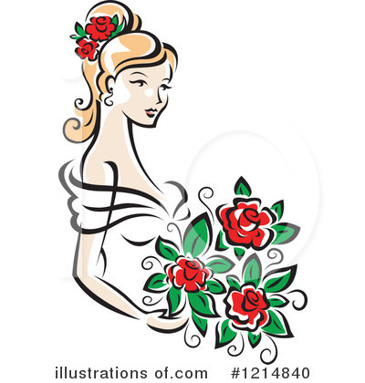 Bouquet Clipart #1214840 by Vector Tradition SM