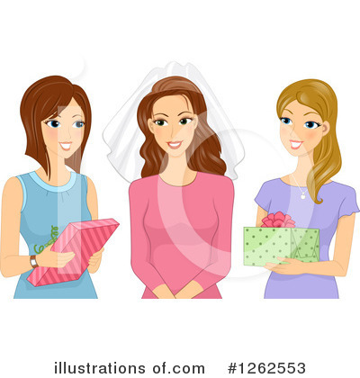 Royalty-Free (RF) Bride Clipart Illustration by BNP Design Studio - Stock Sample #1262553