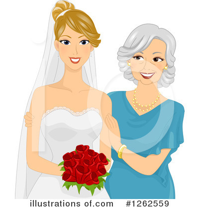Royalty-Free (RF) Bride Clipart Illustration by BNP Design Studio - Stock Sample #1262559