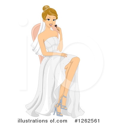 Royalty-Free (RF) Bride Clipart Illustration by BNP Design Studio - Stock Sample #1262561