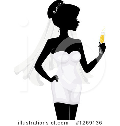 Royalty-Free (RF) Bride Clipart Illustration by BNP Design Studio - Stock Sample #1269136