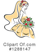 Bride Clipart #1288147 by Vector Tradition SM