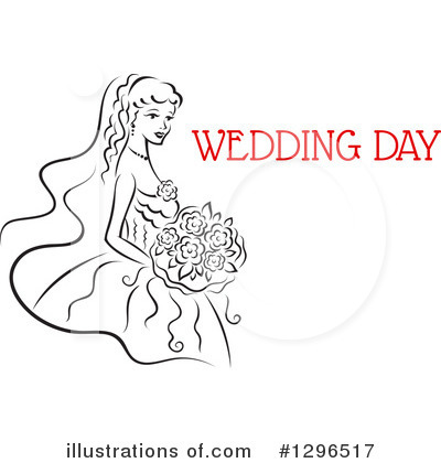 Royalty-Free (RF) Bride Clipart Illustration by Vector Tradition SM - Stock Sample #1296517