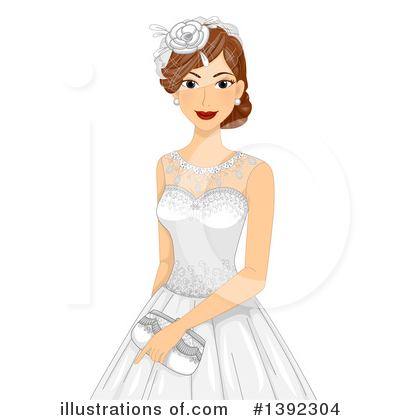Wedding Dress Clipart #1392304 by BNP Design Studio