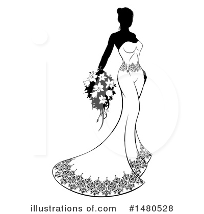 Royalty-Free (RF) Bride Clipart Illustration by AtStockIllustration - Stock Sample #1480528