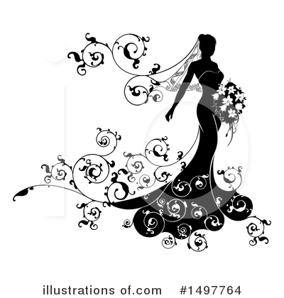 Royalty-Free (RF) Bride Clipart Illustration by AtStockIllustration - Stock Sample #1497764