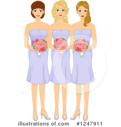 Bridesmaids Clipart #1247911 by BNP Design Studio