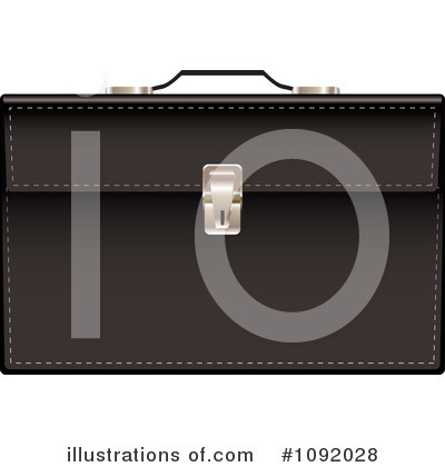 Royalty-Free (RF) Briefcase Clipart Illustration by michaeltravers - Stock Sample #1092028