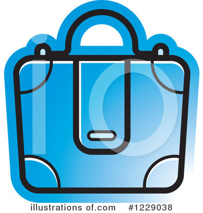 Briefcase Clipart #1229038 by Lal Perera