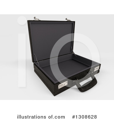 Royalty-Free (RF) Briefcase Clipart Illustration by KJ Pargeter - Stock Sample #1308628