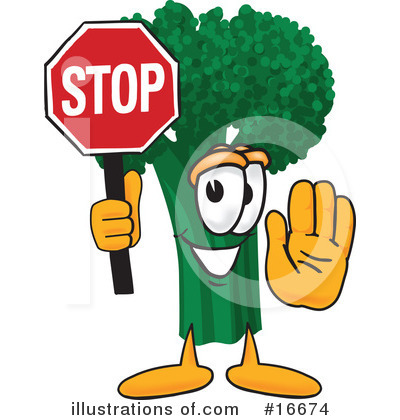 Stop Sign Clipart #16674 by Mascot Junction