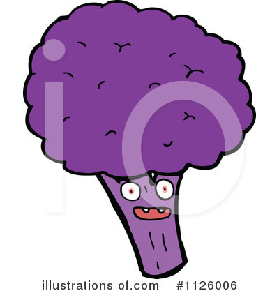 Royalty-Free (RF) Broccoli Clipart Illustration by lineartestpilot - Stock Sample #1126006