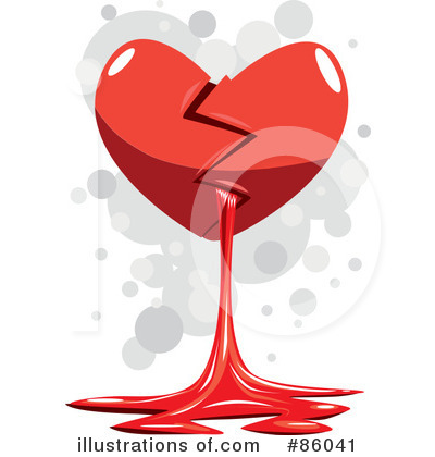 Bloody Heart Clipart #86041 by mayawizard101