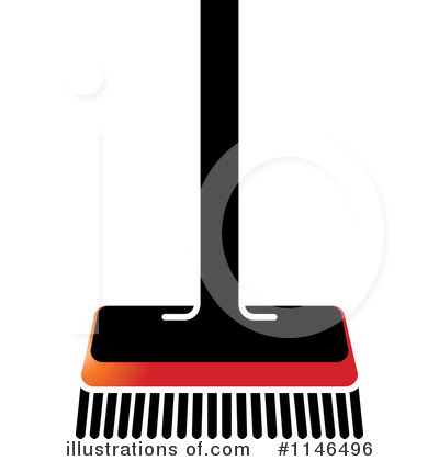 Royalty-Free (RF) Broom Clipart Illustration by Lal Perera - Stock Sample #1146496