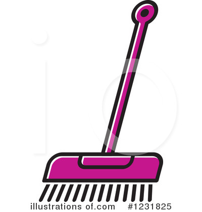 Royalty-Free (RF) Broom Clipart Illustration by Lal Perera - Stock Sample #1231825