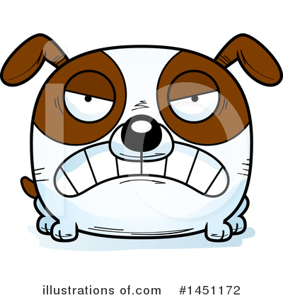 Royalty-Free (RF) Brown And White Dog Clipart Illustration by Cory Thoman - Stock Sample #1451172