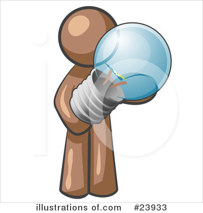 Lightbulb Clipart #23933 by Leo Blanchette