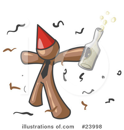 Royalty-Free (RF) Brown Collection Clipart Illustration by Leo Blanchette - Stock Sample #23998