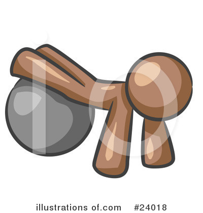 Royalty-Free (RF) Brown Collection Clipart Illustration by Leo Blanchette - Stock Sample #24018