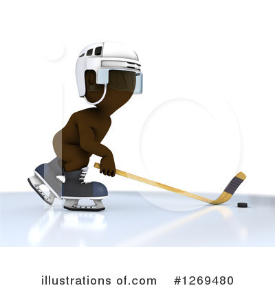 Ice Hockey Clipart #1269480 by KJ Pargeter