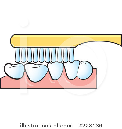 Royalty-Free (RF) Brushing Teeth Clipart Illustration by Lal Perera - Stock Sample #228136