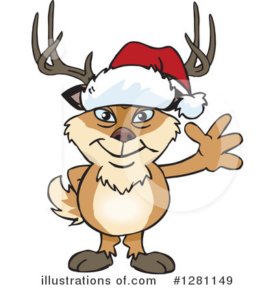 Royalty-Free (RF) Buck Clipart Illustration by Dennis Holmes Designs - Stock Sample #1281149